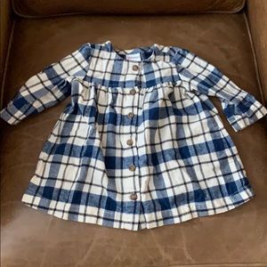 NWOT Hanna Andersson Flannel Plaid dress